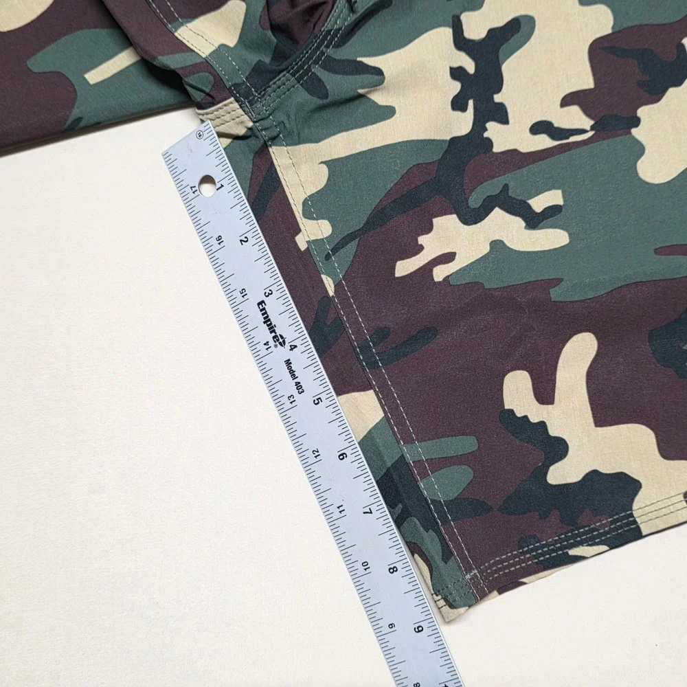 Quiksilver Highline Mens 32 Board Shorts 4-Way Stretch Camouflage Trunks